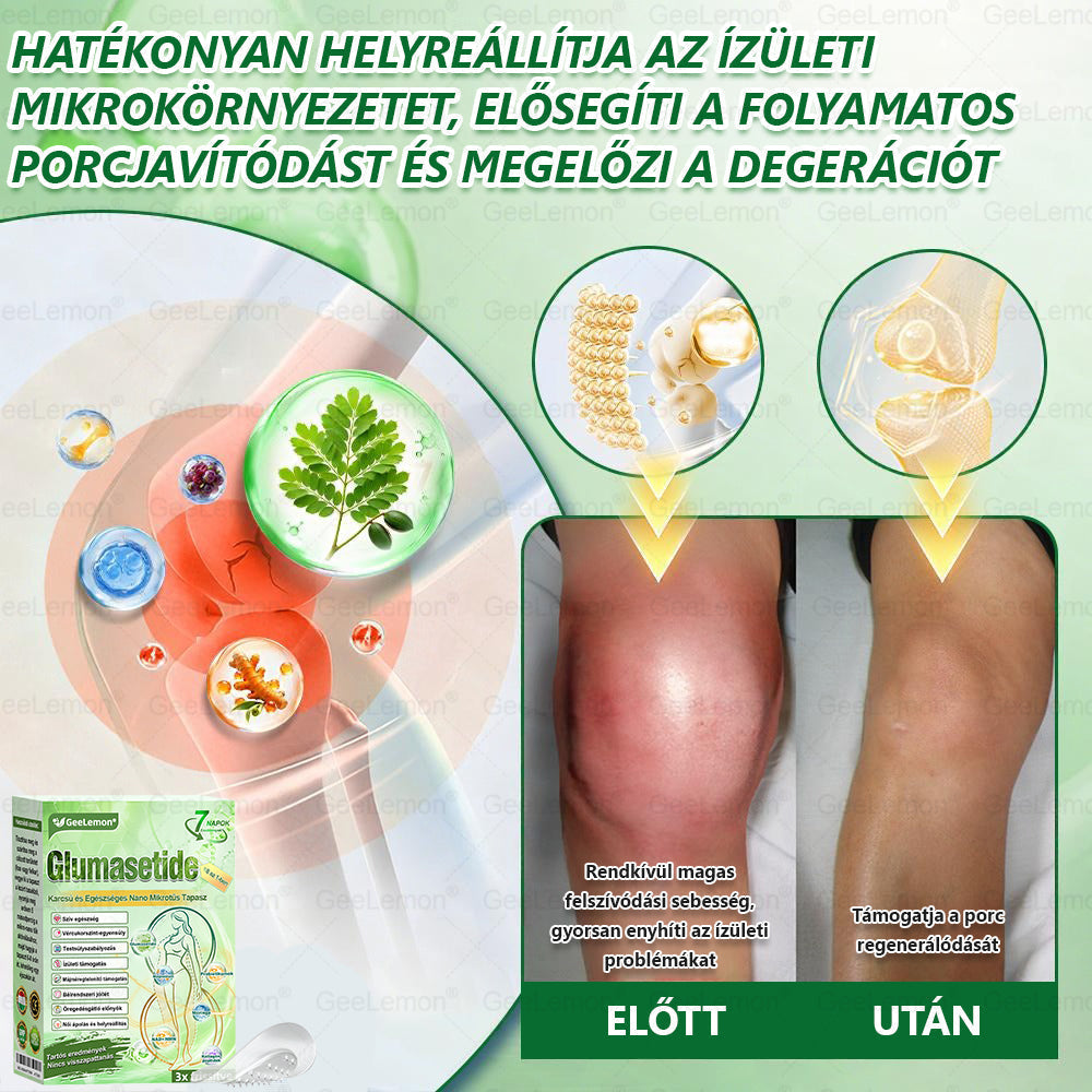 🎄 Hivatalos tanúsítás🔥 Több ezer elégedett felhasználó Magyarországon| 🤍𝐆𝐞𝑒𝐿𝑒𝐦𝐨𝐧® Glumasetide 10 az 1-ben Karcsú és Egészséges Nano Mikrotűs Tapasz 🇭🇺