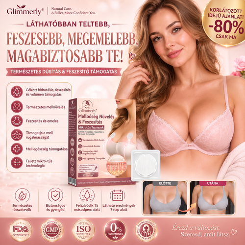 🎧𝐆𝐥𝐢𝐦𝐦𝐞𝐫𝐥𝐲® Mellvolumen-növelő és feszesítő mikrotűs tapaszok 🎧