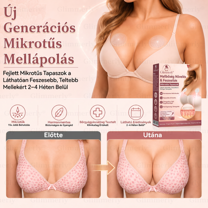 🎧𝐆𝐥𝐢𝐦𝐦𝐞𝐫𝐥𝐲® Mellvolumen-növelő és feszesítő mikrotűs tapaszok 🎧