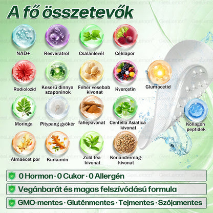 🎄 Hivatalos tanúsítás🔥 Több ezer elégedett felhasználó Magyarországon| 🤍𝐆𝐞𝑒𝐿𝑒𝐦𝐨𝐧® Glumasetide 10 az 1-ben Karcsú és Egészséges Nano Mikrotűs Tapasz 🇭🇺