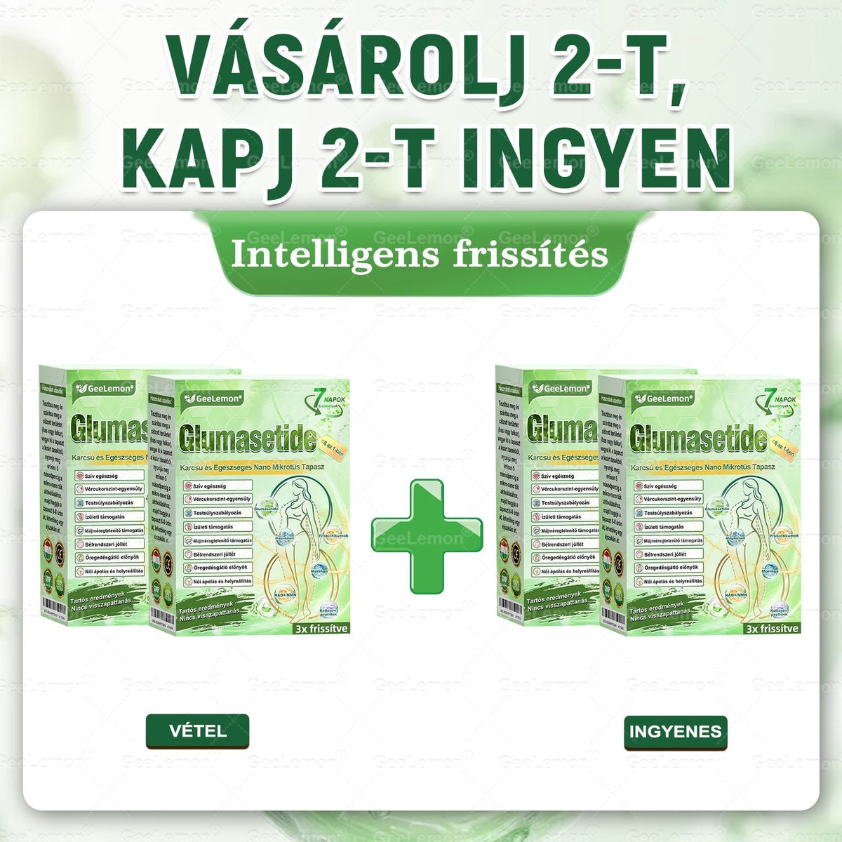 🎄 Hivatalos tanúsítás🔥 Több ezer elégedett felhasználó Magyarországon| 🤍𝐆𝐞𝑒𝐿𝑒𝐦𝐨𝐧® Glumasetide 10 az 1-ben Karcsú és Egészséges Nano Mikrotűs Tapasz 🇭🇺